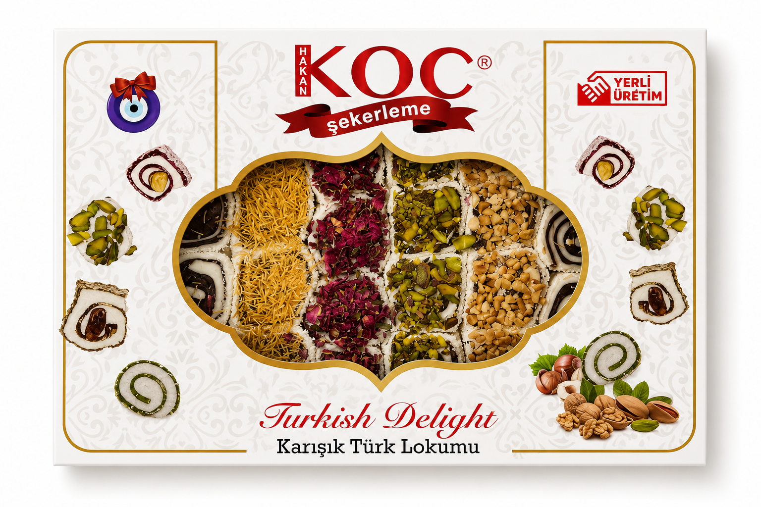 Karışık Fitil & Sarma Türk Lokumu (Turkish Delight) - 1