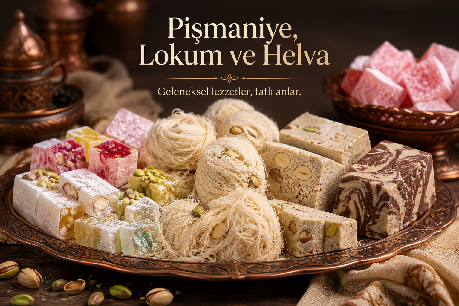 Pişmaniye, Lokum ve Helva