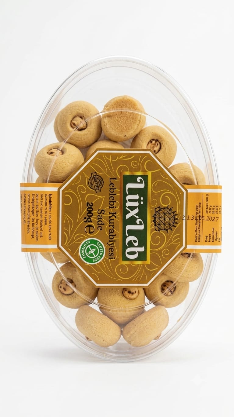 LüxLeb Sade Leblebi Kurabiyesi (200g) - 1